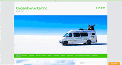 Desktop Screenshot of creciendoenelcamino.com